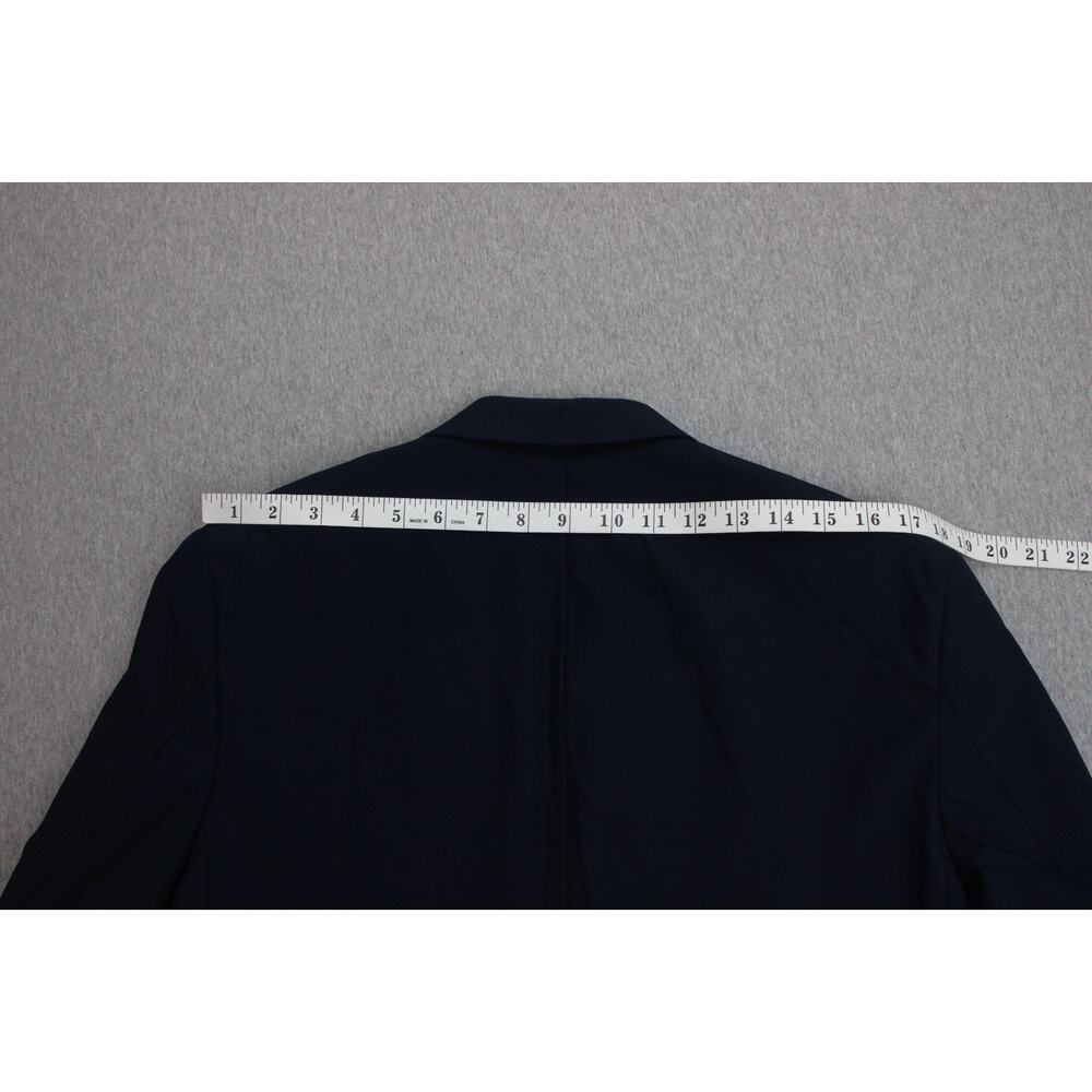 Calvin Klein Blazer Mens Size XL Navy Blue Stretch Slim Fit 2 Button Lined - Picture 9 of 11